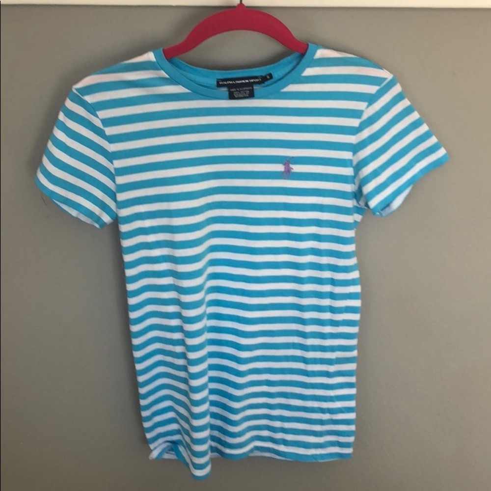 Ralph Lauren Striped Short Sleeve Shirt, Sz S